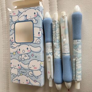 Cinnamoroll 4 Pack 0.5mm Ballpoint Soft Grip Pens
